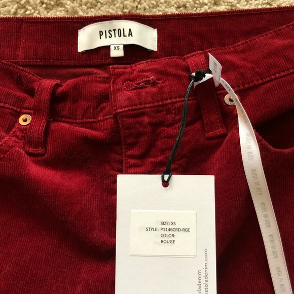 Corduroy red skirt - Picture 3 of 5